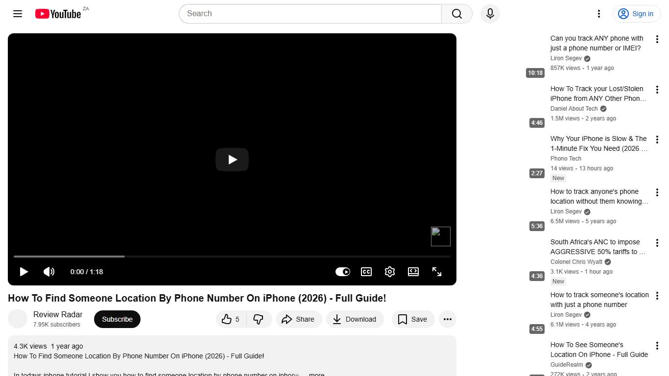 How To Find Someone Location By Phone Number On iPhone (2026) - Full Guide! - YouTube